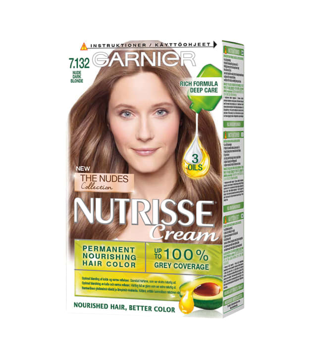 Garnier Nutrisse Cream Nude Dark Blonde Kestov Ri Karkkainen Verkkokauppa