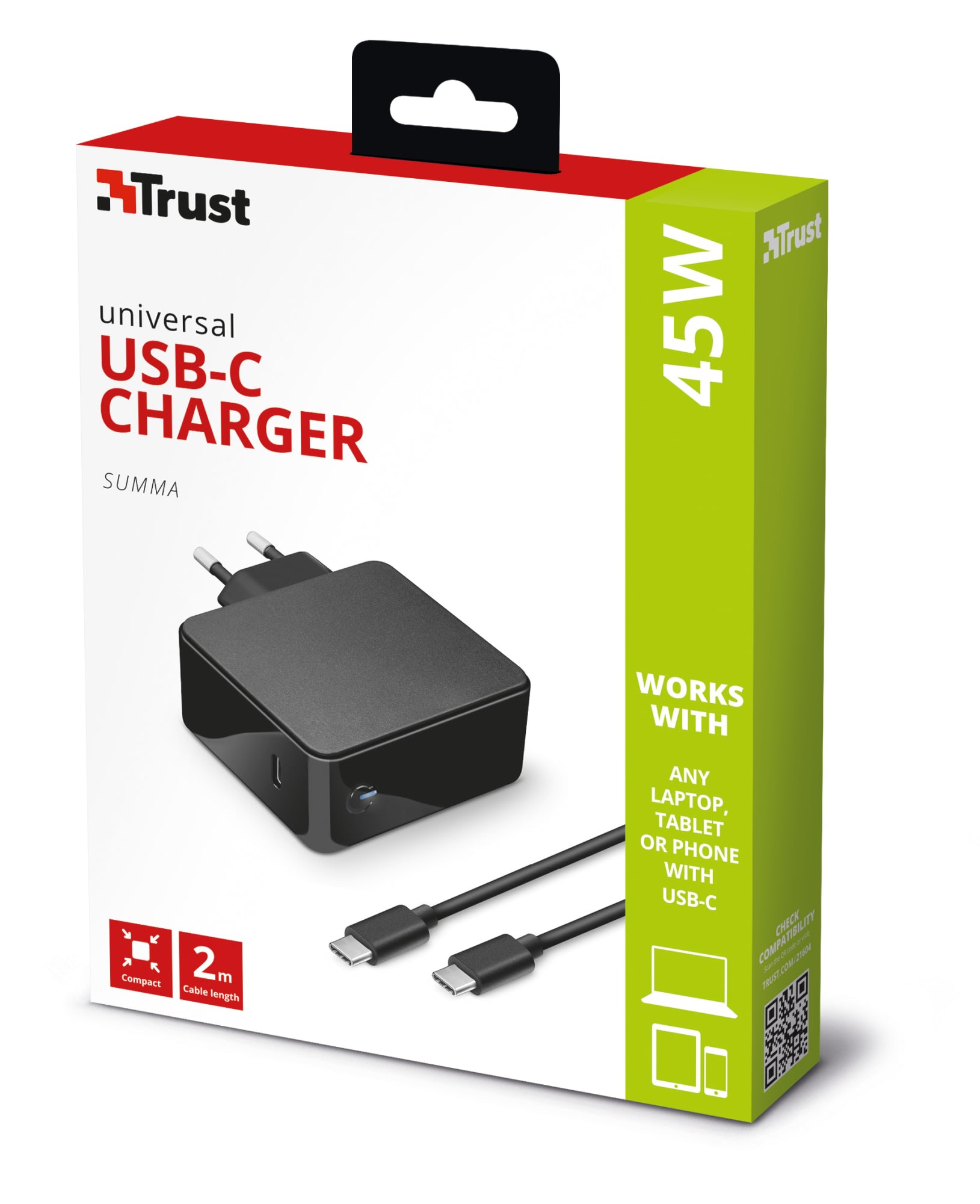 Trust Summa 45W USB C Laturi Karkkainen Verkkokauppa