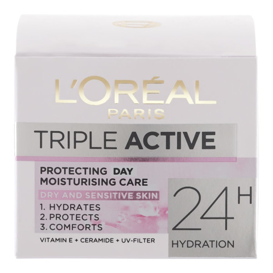L'Oréal Paris Triple Active 50 ml kuivalle iholle päivävoide