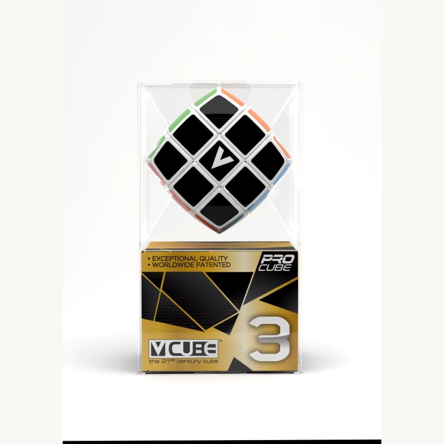 V-CUBE 3 White Pillow pulmapeli