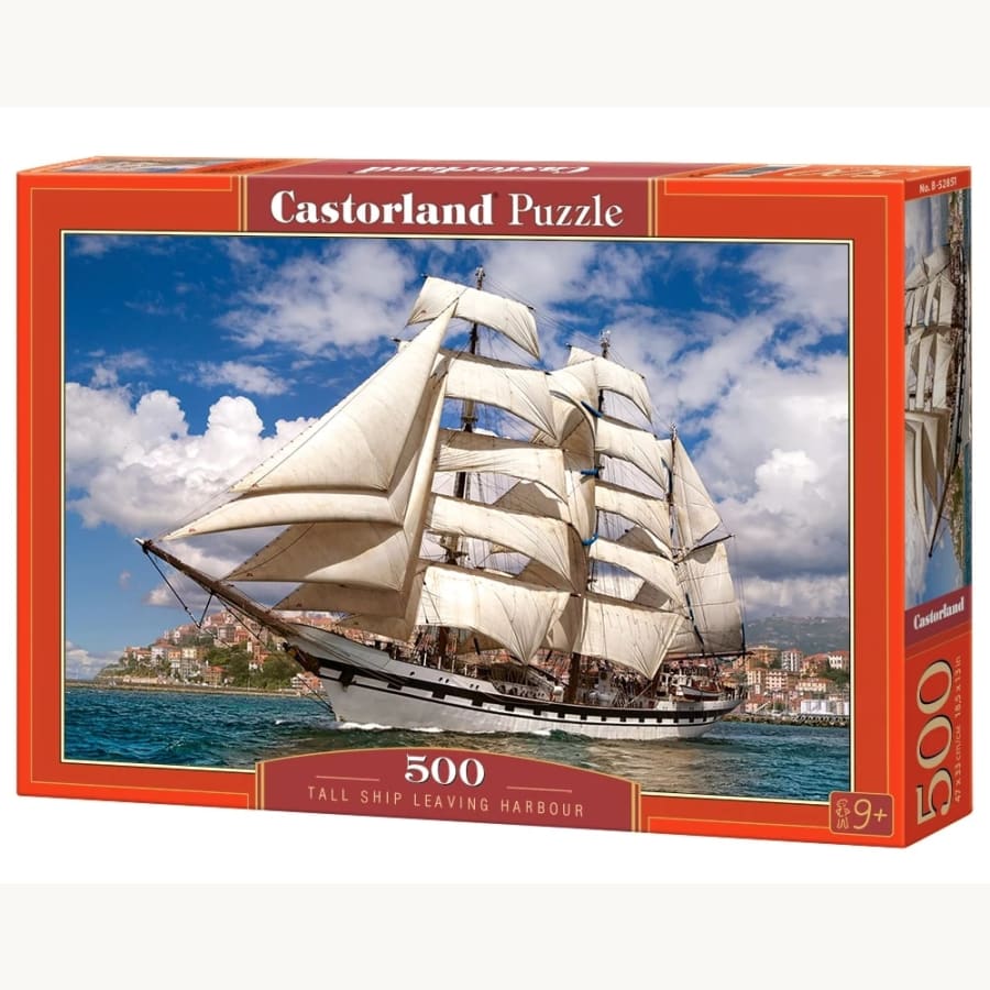 Castorland Tall Ship Leaving Harbour 500p palapeli
