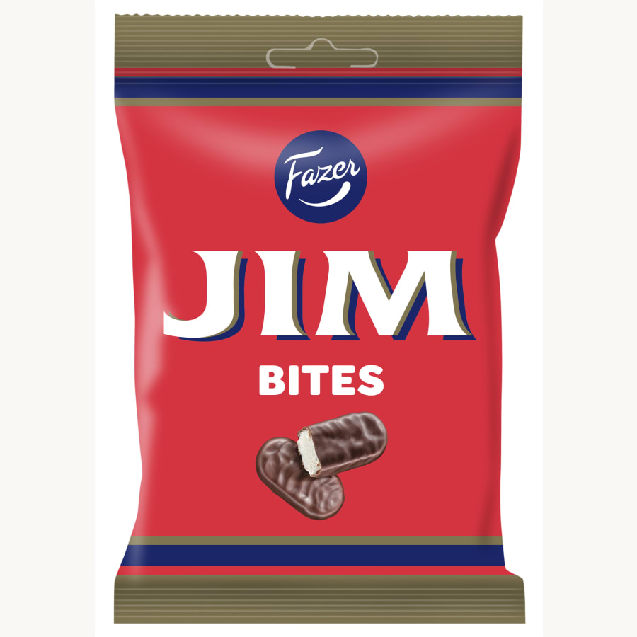 Fazer Jim Bites 94 g karkkipussi