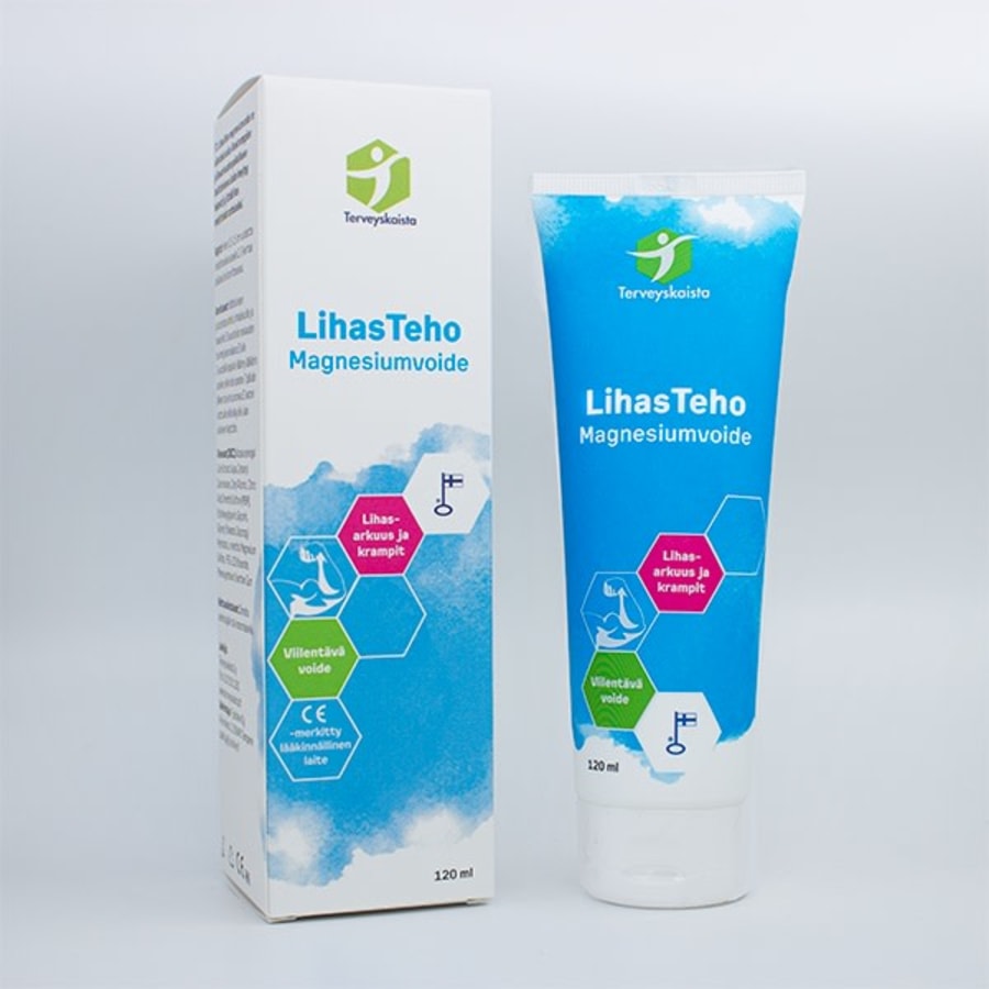 Terveyskaista LihasTeho 120 ml magnesiumvoide