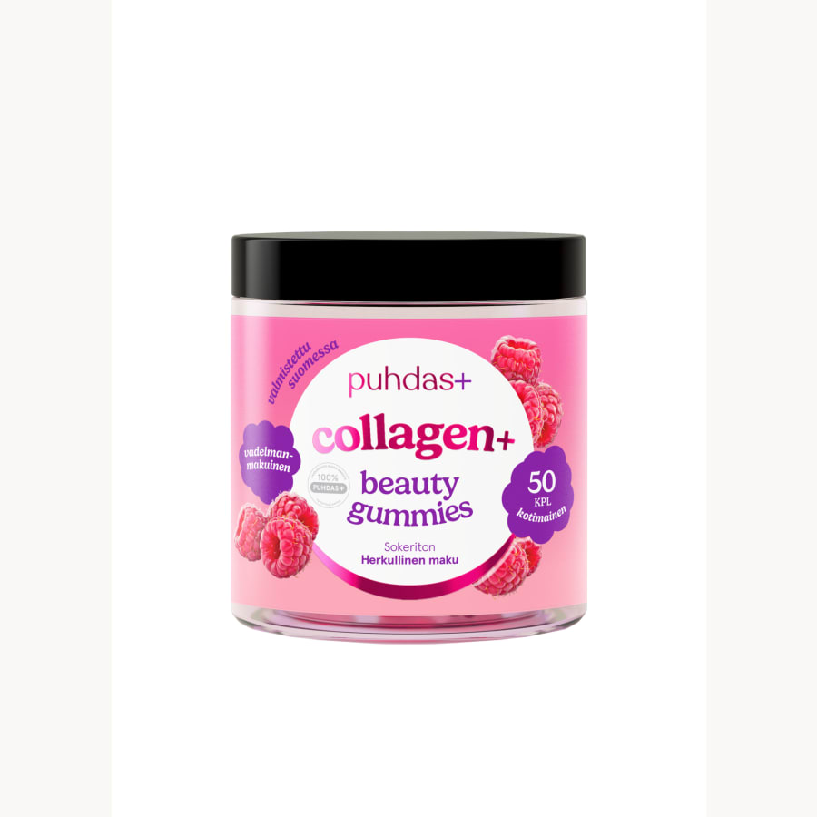 Puhdas+ collagen+ Beauty Gummies 50 kpl ravintolisä