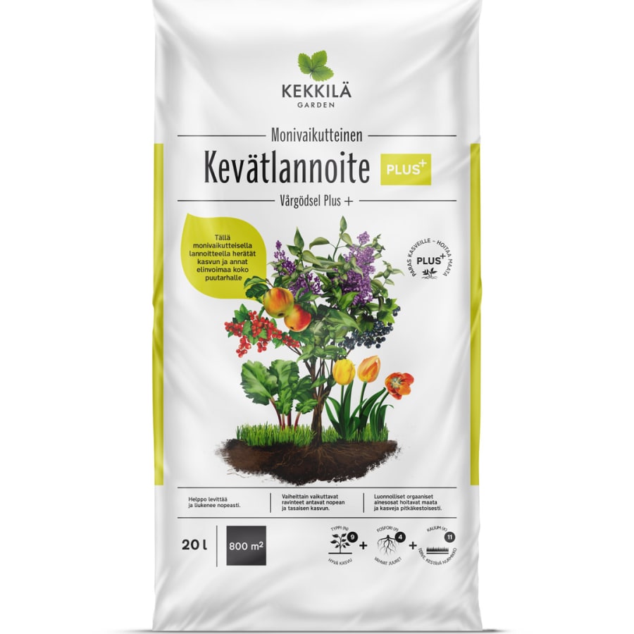Kekkilä  plus + 20 l kevätlannoite