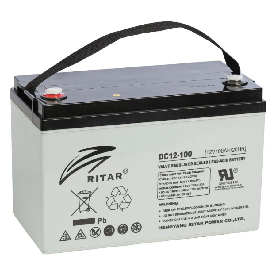 BrightSolar DC12-100Ah huoltovapaa AGM akku