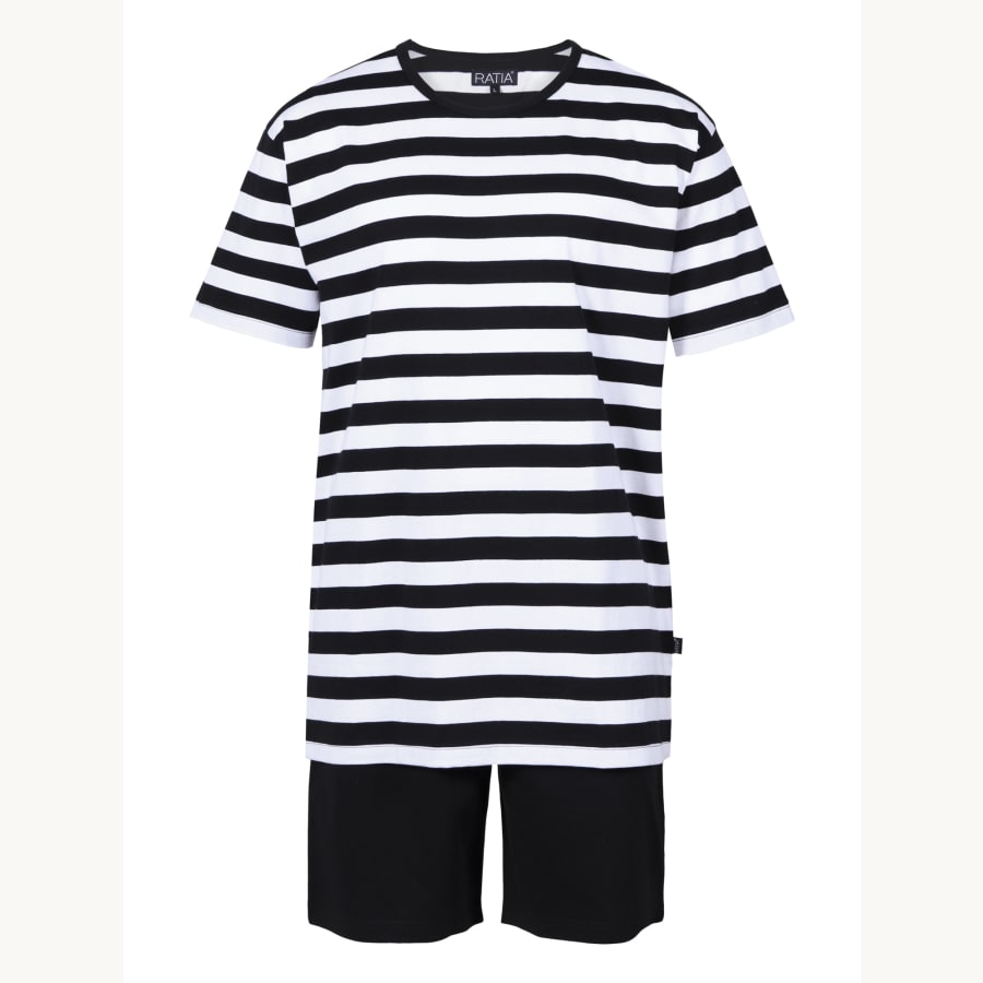 RATIA® Raita miesten shortsipyjama