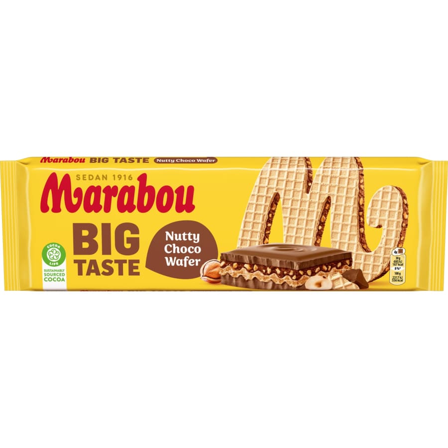 Marabou Big Taste Nutty Choco Wafer 270 g suklaalevy