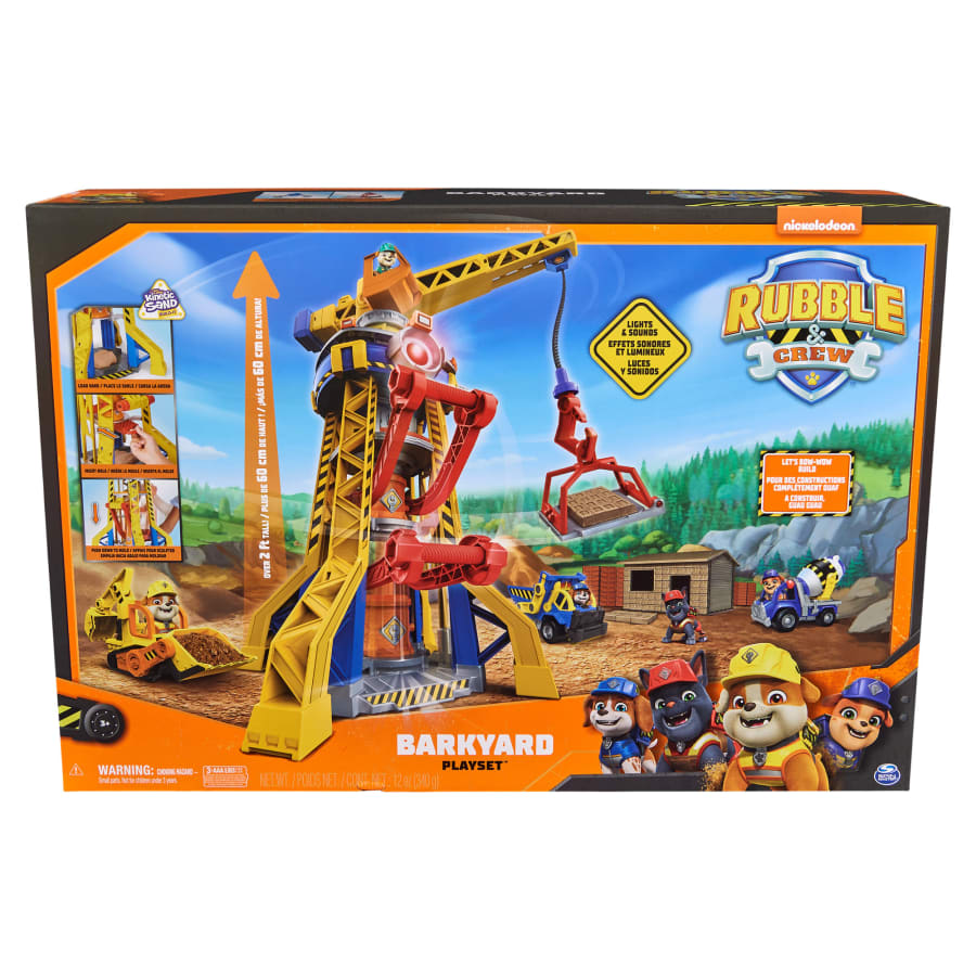 Rubble & Crew Bark Yard Crane Tower Playset