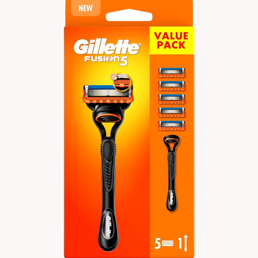 Gillette Fusion5 partahöylä + 4 vaihtoterää