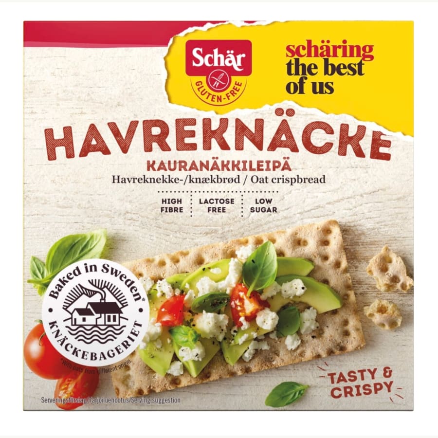 Schär gluteeniton 215 g kauranäkkileipä