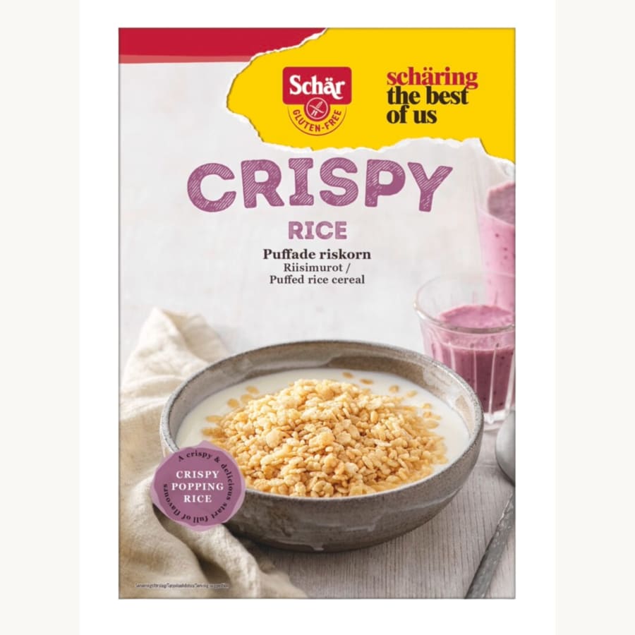 Schär Crispy Rice gluteeniton 300 g riisimuro
