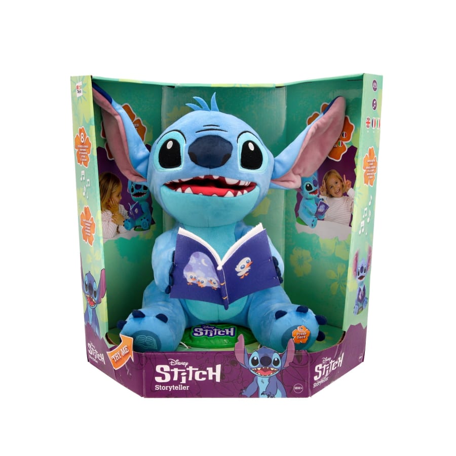 Disney Storyteller Stitch interaktiivinen pehmo (suomenkielinen)
