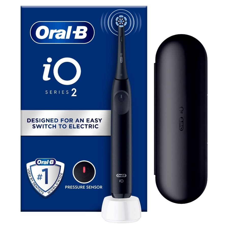 Oral-B iO2 musta sähköhammasharja + matkakotelo