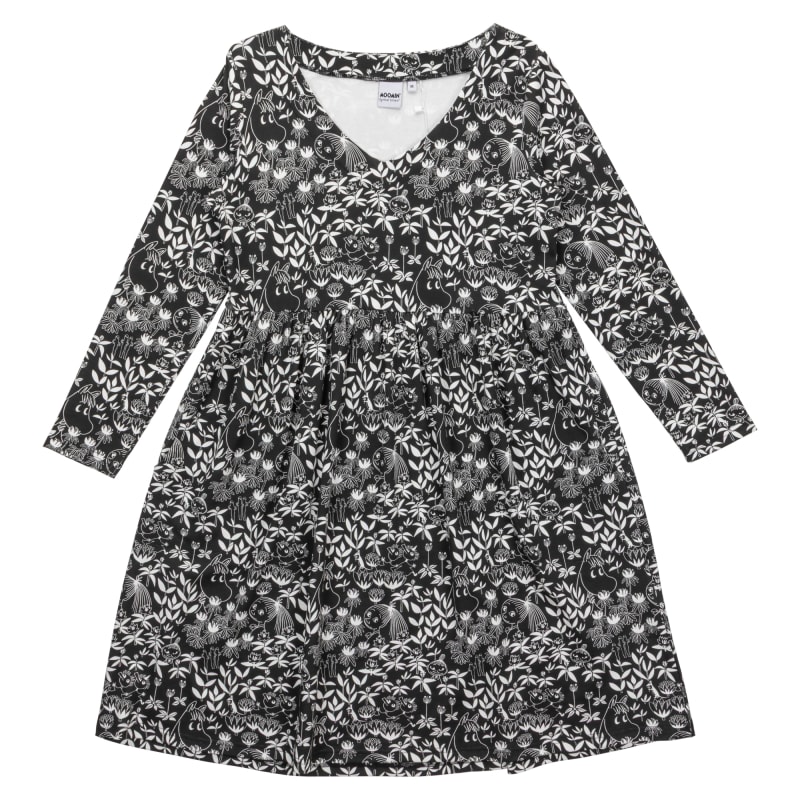 moomin dress ladies Moomin Cherry Blossom Dress Lilac