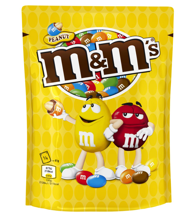 M&M's 165 g suklaapähkinäpussi | Karkkainen.com verkkokauppa