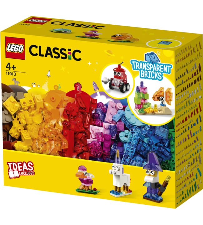 LEGO Classic 11013 Luovan rakentajan läpinäkyvät palikat | Karkkainen ...