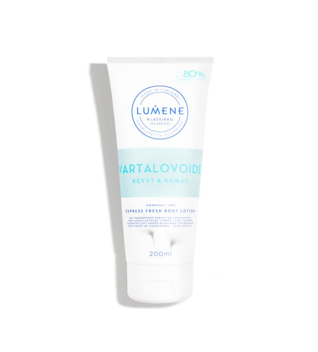 Lumene Klassikko 200 ml kevyt & raikas vartalovoide | Karkkainen.com ...