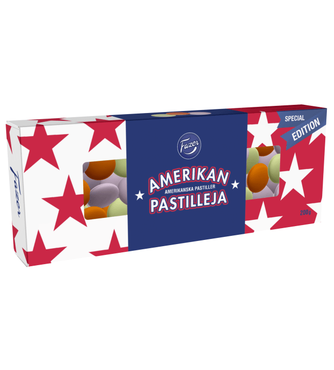Fazer Amerikan Pastilleja 200 g rasia | Karkkainen.com ...