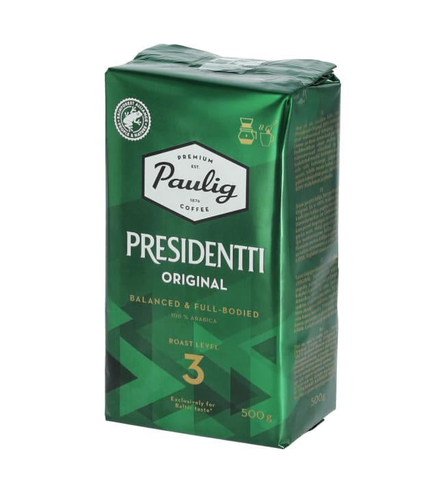 Paulig Presidentti Original 500 g kahvi | Karkkainen.com verkkokauppa