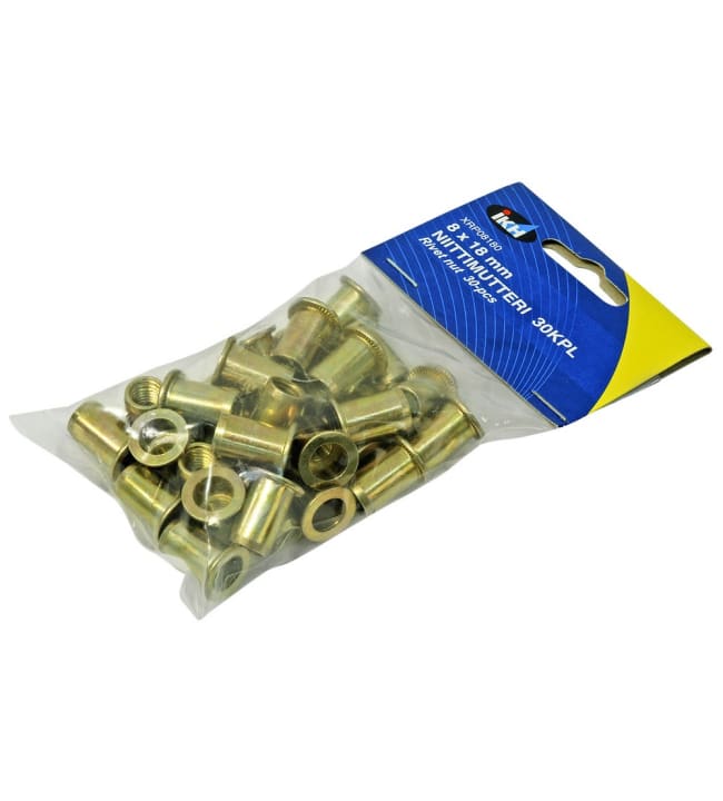 IKH 6x14,5 mm niittimutteri | Karkkainen.com verkkokauppa