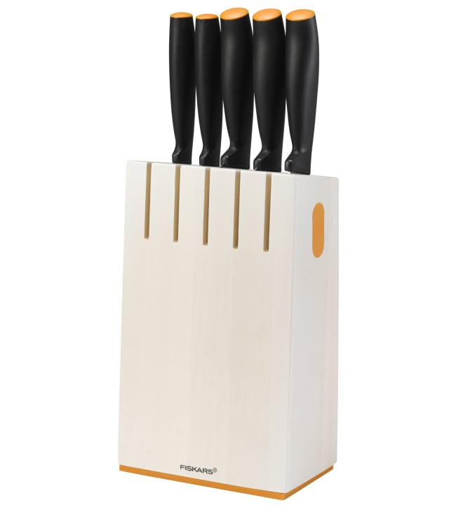 Fiskars Functional Form Valkoinen Veitsiteline 5 Kpl Veitsi