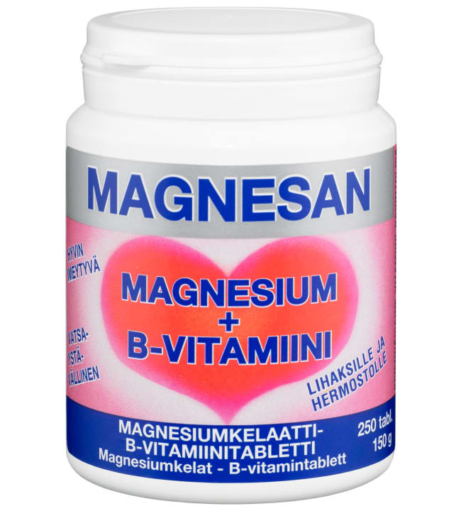 Magnesan Magnesium B Vitamiini Ravintolisa Karkkainen Com