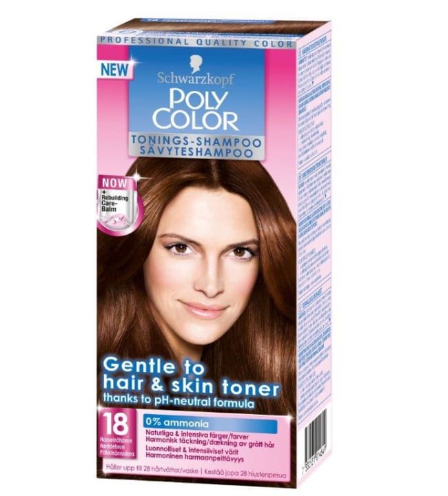 Schwarzkopf Poly Color 18 Pahkinanruskea Savyteshampoo Karkkainen Com Verkkokauppa