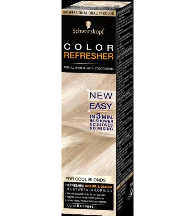 Schwarzkopf Color Refresh For Cool Blondes 75 Ml Hiusvari Karkkainen Com Verkkokauppa