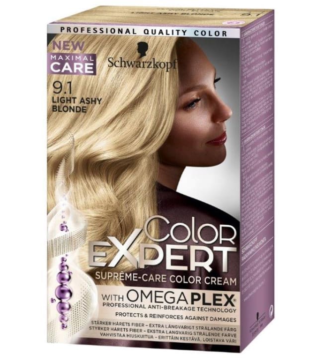 Schwarzkopf Color Expert 9 1 Light Ashy Blonde Hiusvari