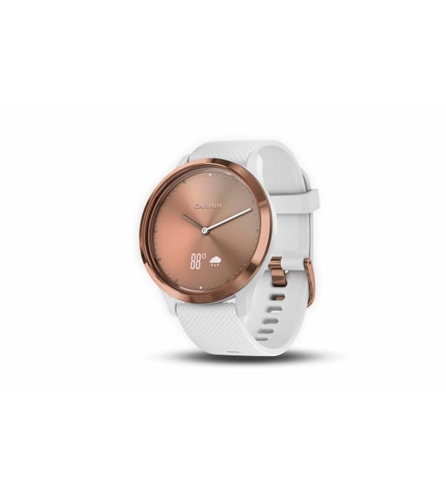 garmin vivomove white and rose gold