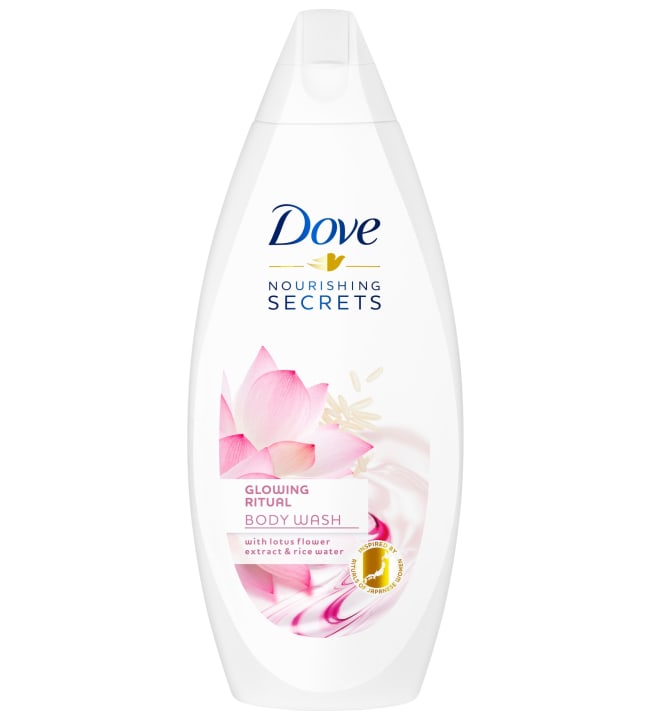 Dove Glowing Ritual Lotus Flower 250 ml suihkusaippua