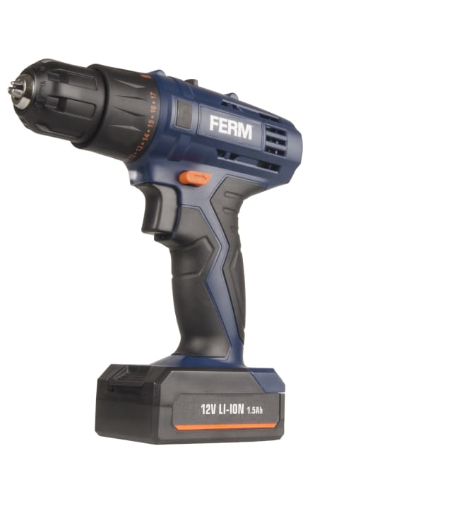 Ferm CDM1119 12V 2x1,5Ah akkuporakone | Karkkainen.com verkkokauppa