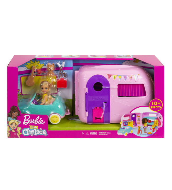 Barbie Chelsea Camper nukke, auto ja asuntovaunu | Karkkainen.com