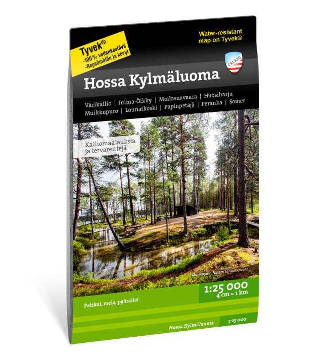 retkeily kartta Calazo Hossa Kylmäluoma 1:25 000 retkeilykartta | Karkkainen.