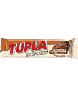 Tupla Double Layer White Nougat 48 G Suklaapatukka Karkkainen Com Verkkokauppa