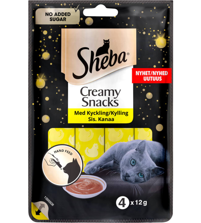 sheba creamy snacks