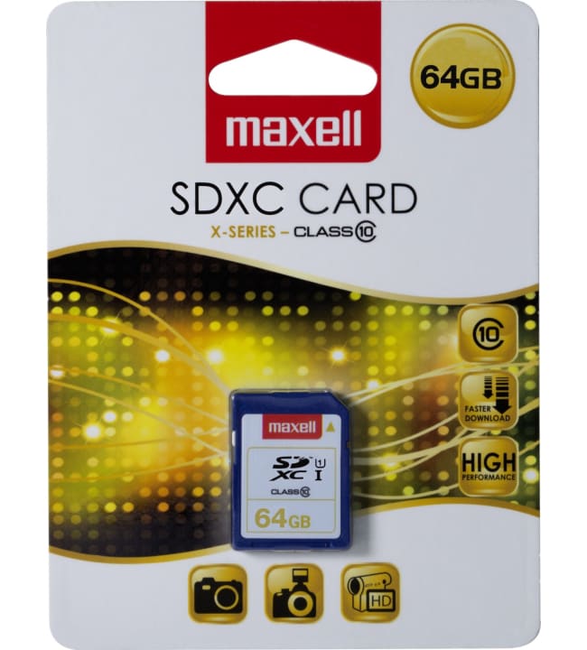 Maxell SDXC 64GB CLASS 10 muistikortti