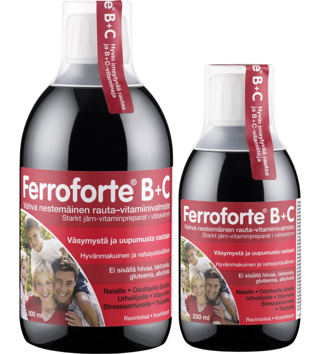 Ferroforte B+C rauta-vitamiinivalmiste