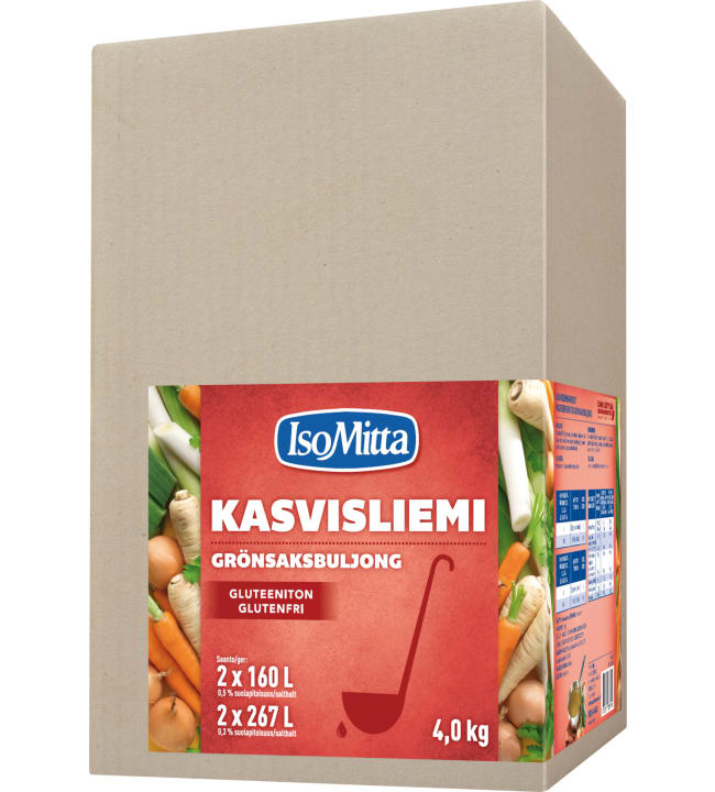 IsoMitta Kasvisliemi 4,0 kg