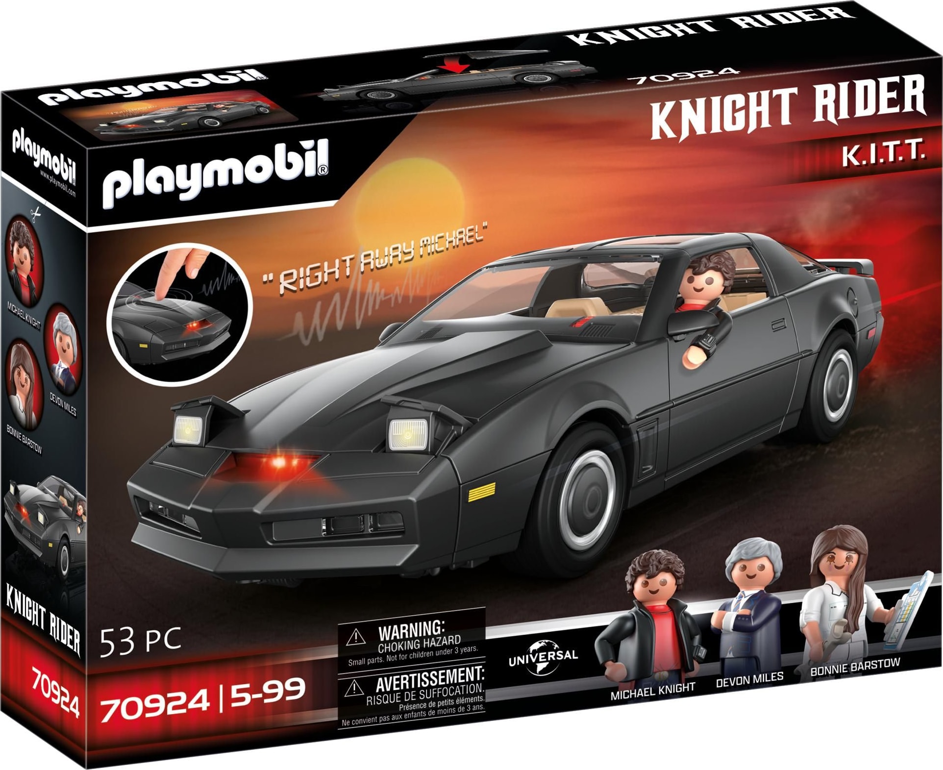 Playmobil Movie Cars Knight Rider - K.I.T.T | Karkkainen.com verkkokauppa