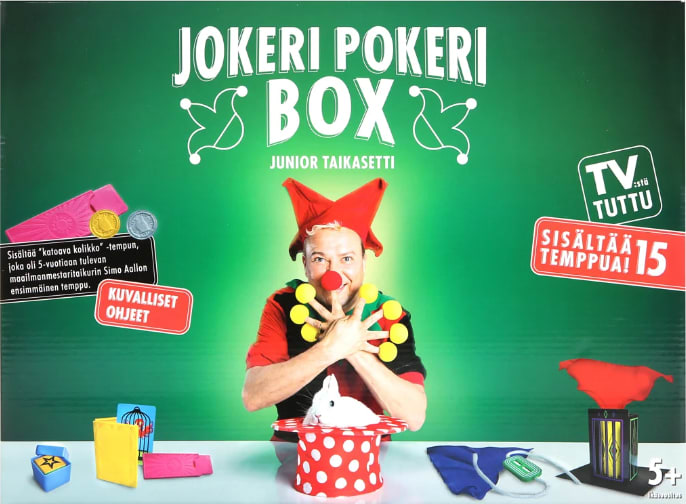 Jokeri Pokeri Box Junior Taikasetti Karkkainen Com Verkkokauppa