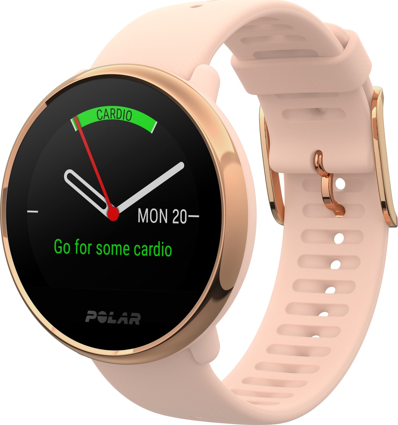 polar ignite rose gold