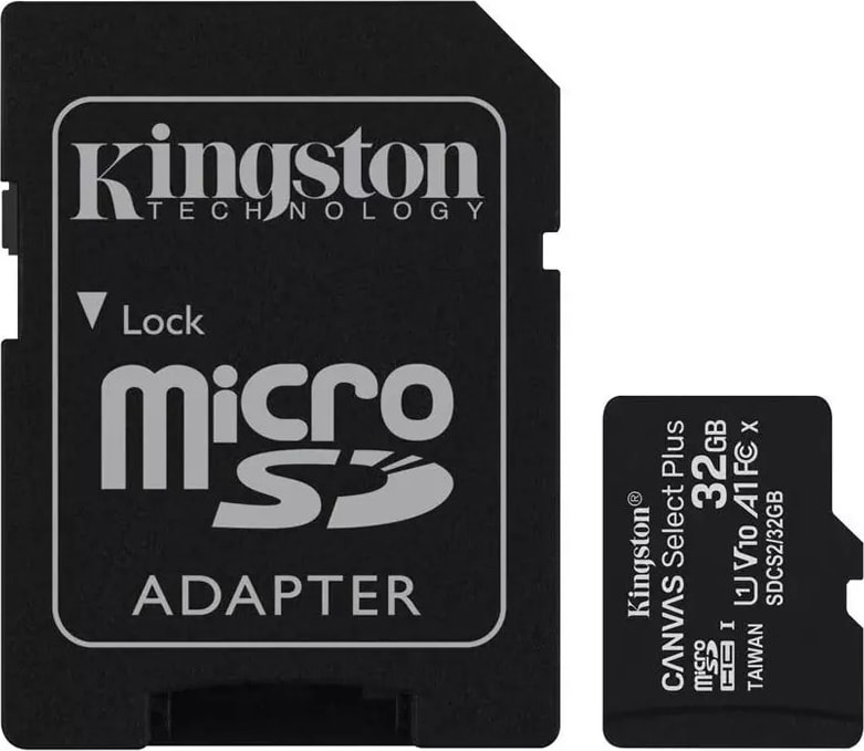 Карта памяти kingston canvas select plus microsdhc 32 гб sdcs2 32gbsp