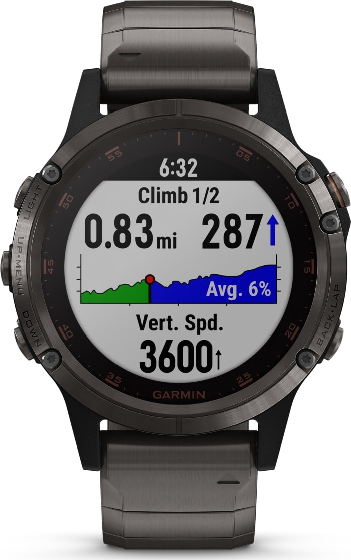 fenix 5 plus sapphire titanium multisport gps watch