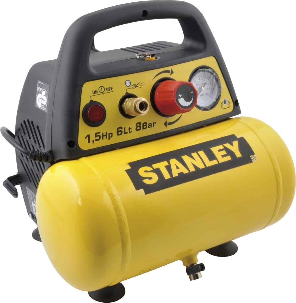 Stanley 6l öljyvapaa kompressori | Karkkainen.com verkkokauppa
