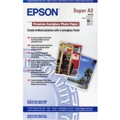 Epson Premium Semigloss A3+ 20 arkkia puolikiiltävä valokuvapaperi