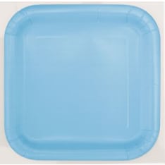 Unique Square 17 cm 16 pcs cardboard plate