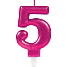 Amscan Metallic number candle