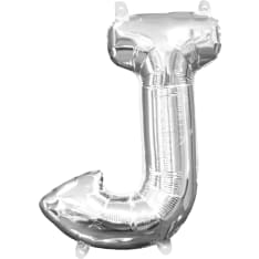 Letter silver 40cm foil ball